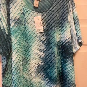 Layered pullover top